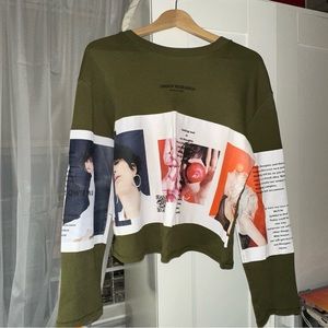 Zara printed sweater size M